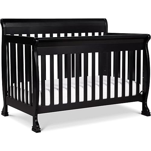 DaVinci Kalani 4-in-1 Convertible Crib in Ebony, Greenguard Gold Certified