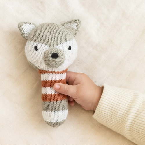 Baby Mini Rattle - Finley the Fox | Finn + Emma
