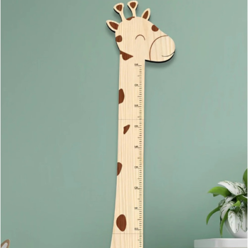 Personalized Wooden Giraffe Growth Chart Height Ruler