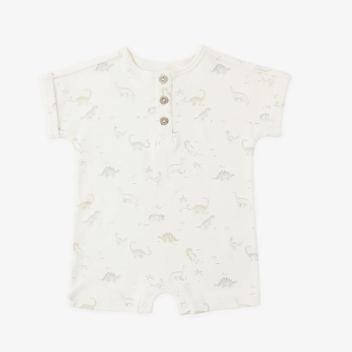Short Sleeve One-Piece Dinosaur – Quincy Mae