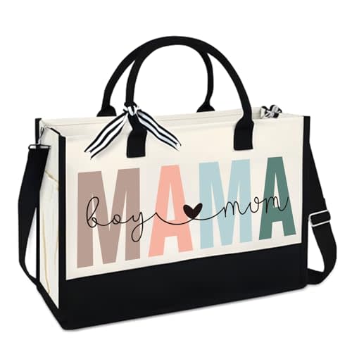 Canvas Tote Bag for Mom Nurse Teacher Boss Lady Dog Mom Christmas Birthday Gifts for Women Lady for Shopping