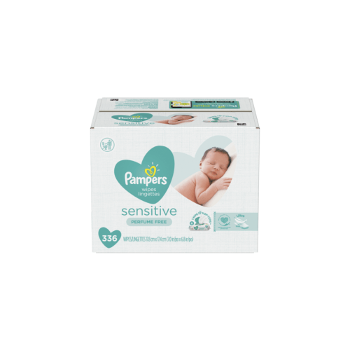Pampers Baby Wipes Sensitive Perfume Free Pop-Top Packs