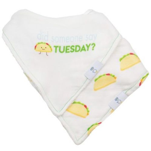 Whimsical Muslin & Terry Cloth Bib Set