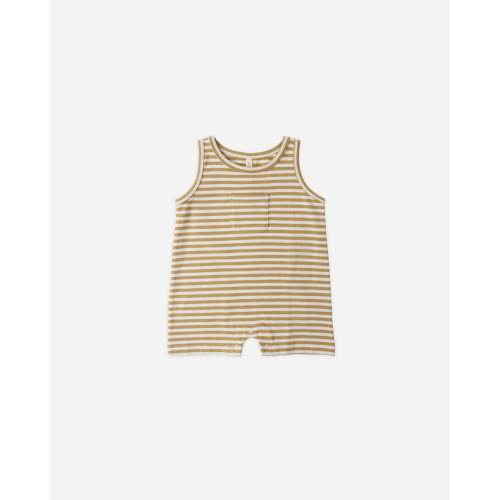 Sleeveless One-Piece Honey Stripe | 6-12mo