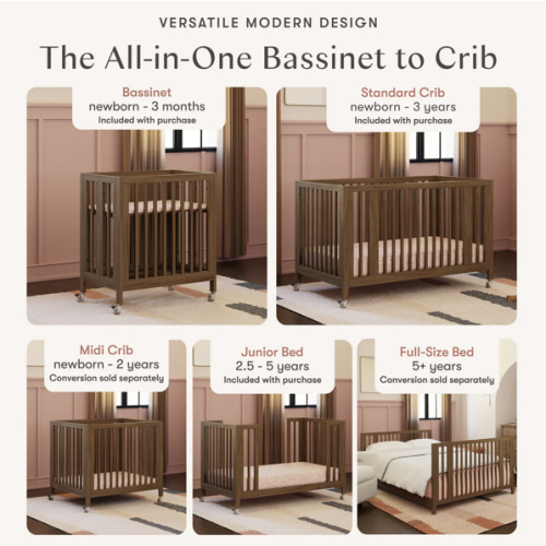 Babyletto Rolli 9-in-1 Convertible All-Stages® Crib