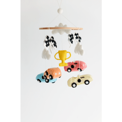 Racing Car Crib Mobile