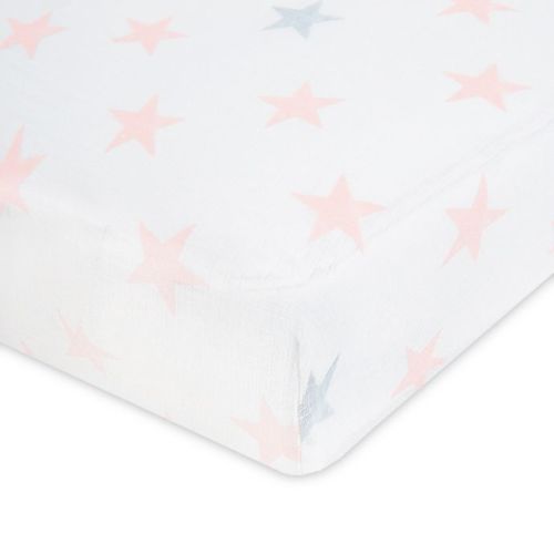 aden® by aden + anais® Doll Cotton Muslin Crib Sheet in Pink