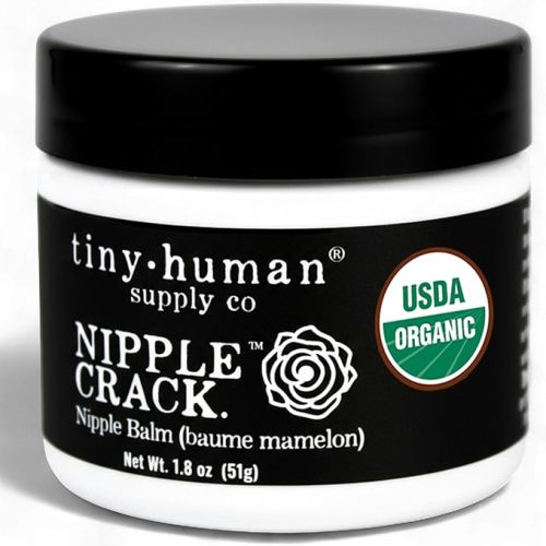 Organic Nipple Cream, Nipple Crack Lanolin Free Nipple Butter, Balm for Breastfeeding Mother, No Need to Wash Off, Safe for Baby and Mama