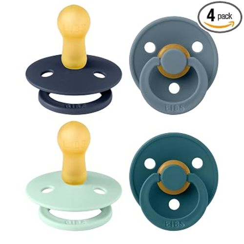 Round Nipple Baby Pacifier  | Size 6-18 Months | Boy Colors