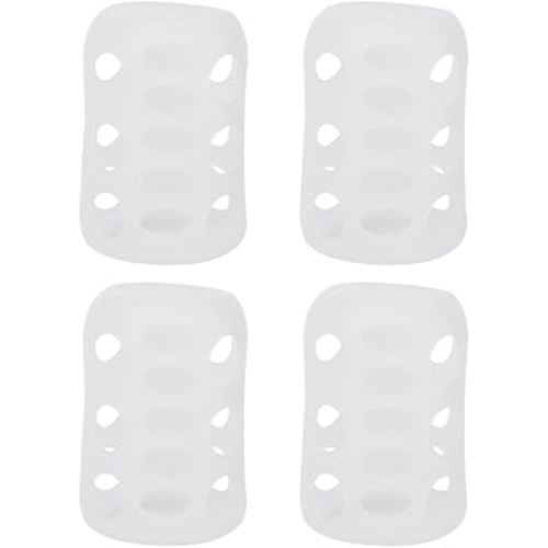 4Pcs Silicone Bottle Covers Nursery Protector Sleeves for Feeding Bottles Durable and Flexible Bottle Sleeves for Enhanced Grip and Safety