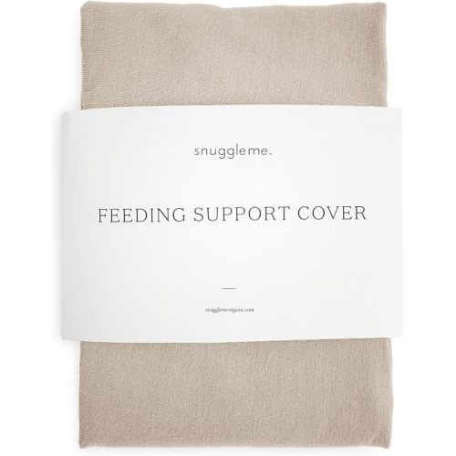 Snuggle Me Organic Feeding Support Pillow Cover, Machine Washable 100% Organic Cotton, Soft Nursing Cover for Breastfeeding, Pillow Slipcover for Baby Girls Boys Newborn - Birch