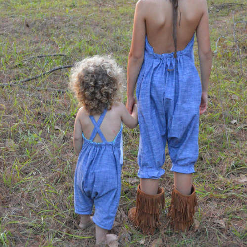 Barefoot Romper Sewing Pattern - Child