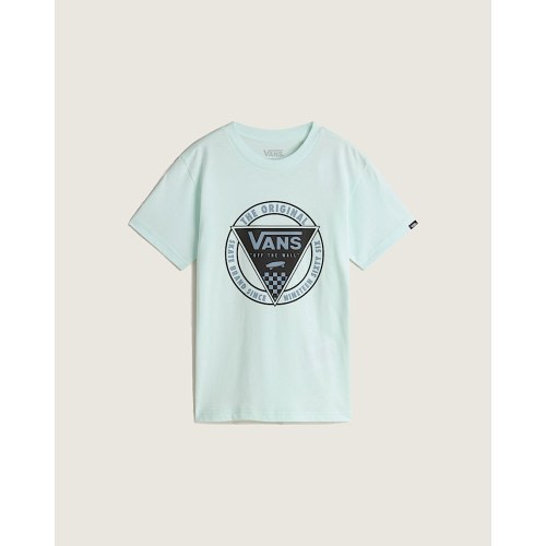 Little Kids Patched In T-Shirt in Mint Green | Vans
