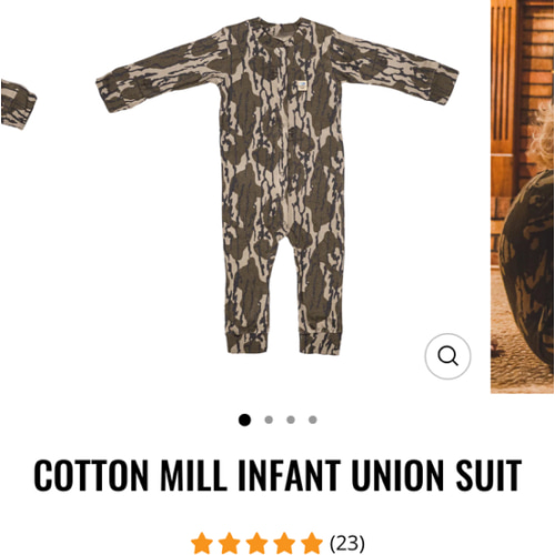 Cotton Mill Infant Union Suit