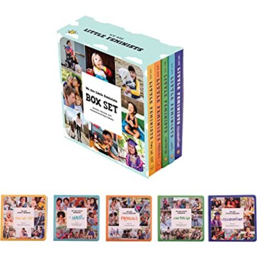 We Are Little Feminists Box Set: Families, How We Eat, On-the-Go, Celebrations, & Hair: Diverse, Inclusive, & Intersectional Board Books