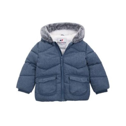 Baby Boys Sherpa Lined Puffer Jacket Winter Coat