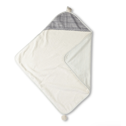 Striped Hooded Towel