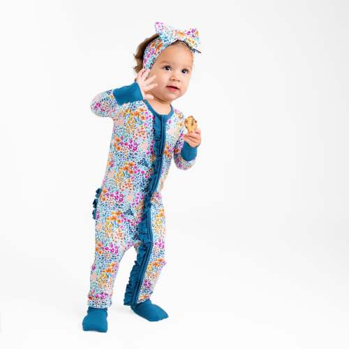 Whispering Wildflowers Ruffle Romper – Jammie Session