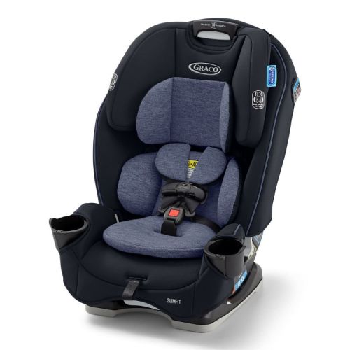 Graco SlimFit 3-in-1 Convertible Car Seat - Silas: Rear & Forward Facing, 65lbs Max Weight, 23.96lbs Weight