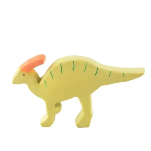 Colored Organics Baby Parasaurolophus Natural Rubber Toy