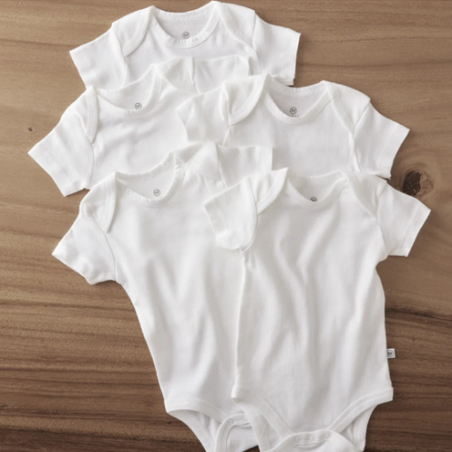 5-Pack Organic Cotton Short Sleeve Bodysuits | Honest Baby Clothing