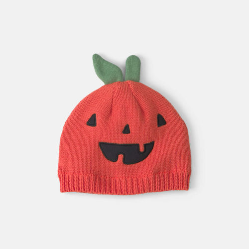 Baby Halloween Pumpkin Knit Hat - Orange | Carter’s Oshkosh Canada