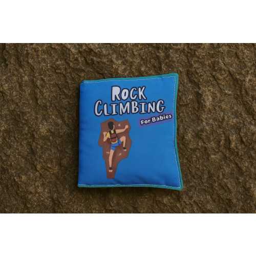 Handmade Rock Climbing Soft Baby Book - Unique Baby Shower Gift for Climbers