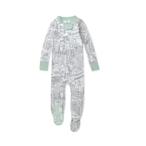 Organic Cotton Snug-Fit Footed Pajamas | Honest Baby Clothing 12 month