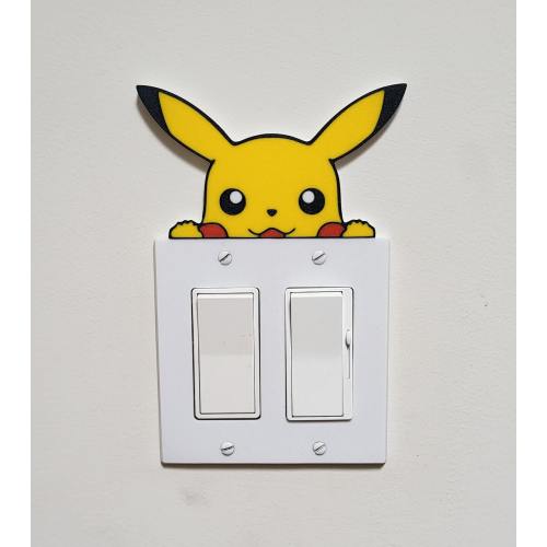 Light switch cover Pokemon inspired charactor theme switch covers