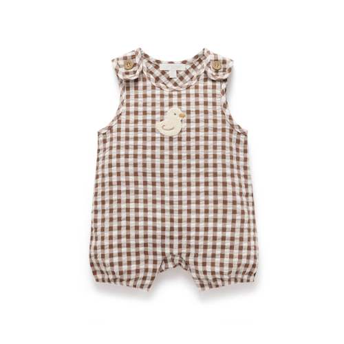 Ducky Gingham Romper