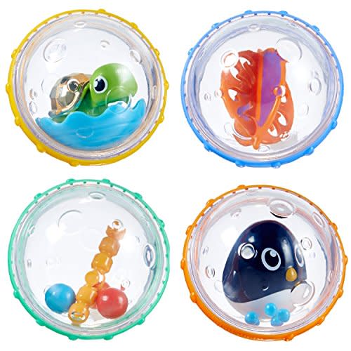 Munchkin® Float & Play Bubbles™ Baby and Toddler Bath Toy, 4 Count