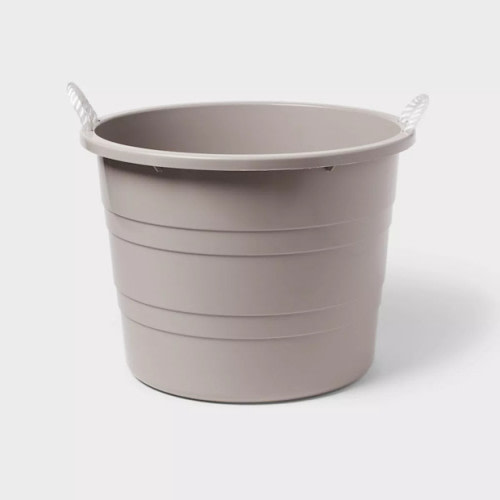 Pillowfort Plastic Kids' Storage Bin with Woven Handles
