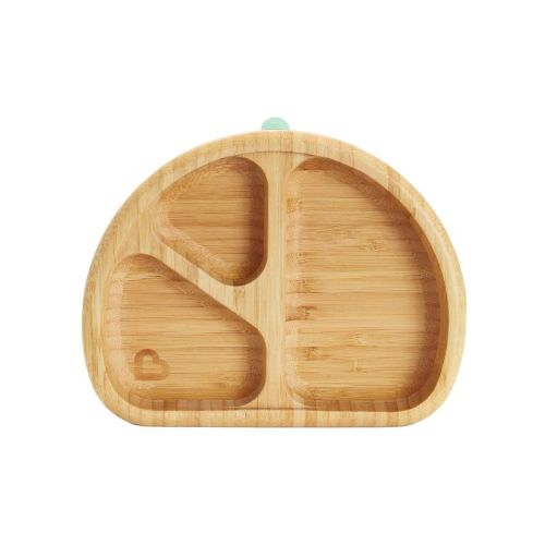 Munchkin Bamboo Divided Suction Dining Plate