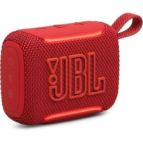 JBL Go 5 Portable Bluetooth Speaker, Waterproof and Dustproof - Red