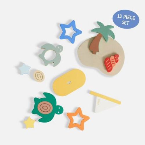 Lalo Foam Baby Bath Toy - Tropical Island