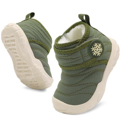 JOINFREE Baby Boys Girls Winter Boots Waterproof Snow Boots Indoor Outdoor 12-18 Months