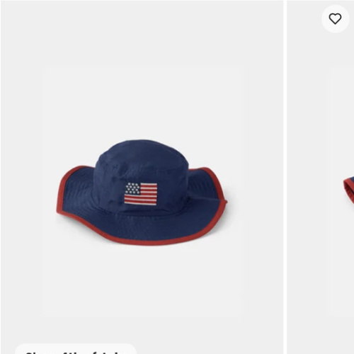 Baby American Flag Bucket Hat - Navy Blue | Carter's