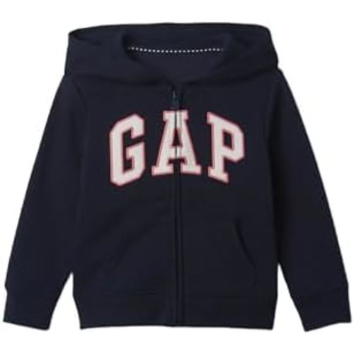 GAP Baby-Girls Playtime Favorites Logo Full Zip Hoodie Hooded Sweatshirt