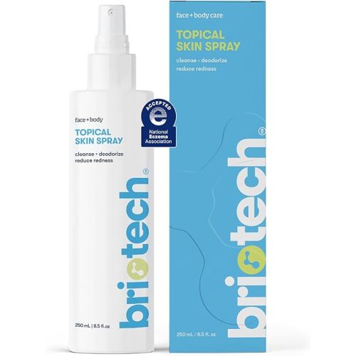 BRIOTECH Hypochlorous Acid Spray for Face and Body, 8.5 oz, 1 Pack
