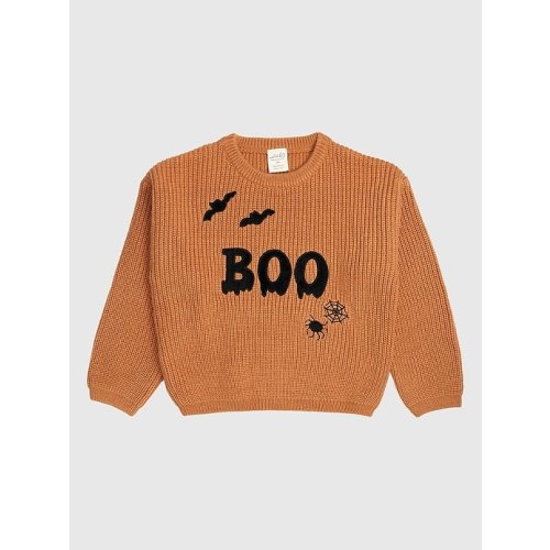 Sweet Wink Boo Drip Halloween Knit Sweater