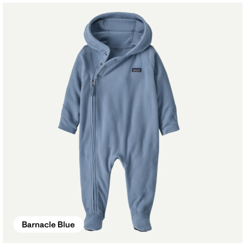 Patagonia Infant Micro D Fleece Bunting: Size: 0-3M / Color: Barnacle Blue