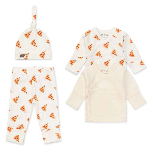 M+A by Monica + Andy Baby Boy or Girl Organic Cotton Welcome Home Layette Gift Set