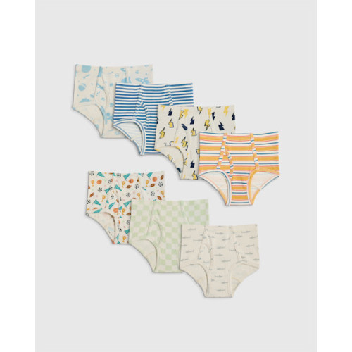 Boys Organic Cotton Classic Briefs 7-pack - Toddler Boy in Boy Mix Prints