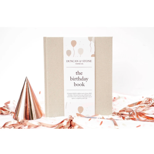 Keepsake Birthday Book | Duncan & Stone Paper Co.