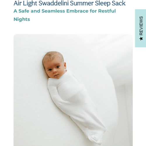 Air Light Swaddelini Summer Sleep Sack