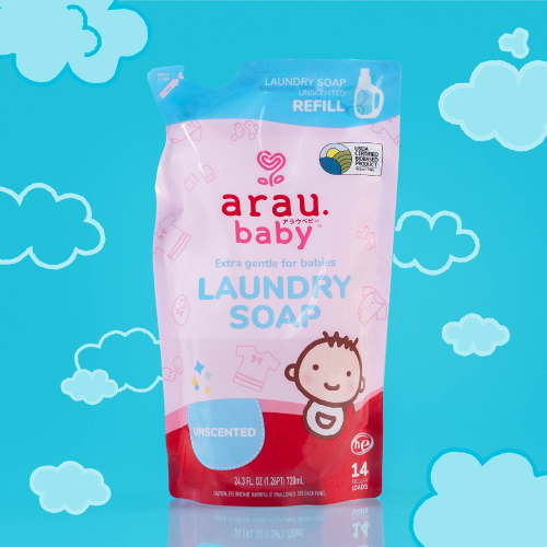 Arau Baby Liquid Laundry Soap Refill - Unscented (24.3 Fl Oz)