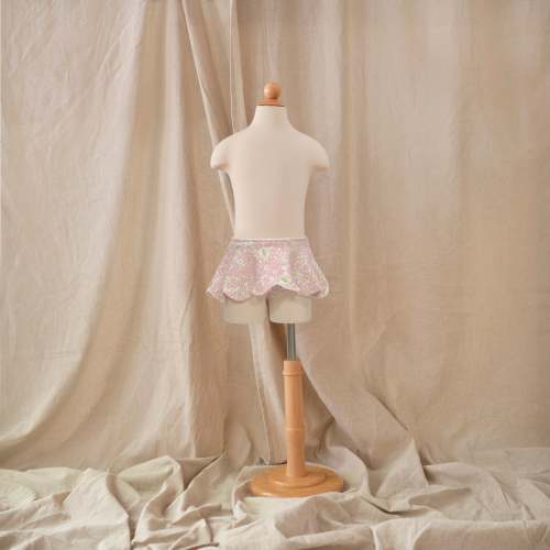Petal Bikini Bottom - Peony | Baby & Girls Swimsuits | Girls Bikinis | Luxury Swimsuits & Bikinis For Girls & Baby – Petit Playa