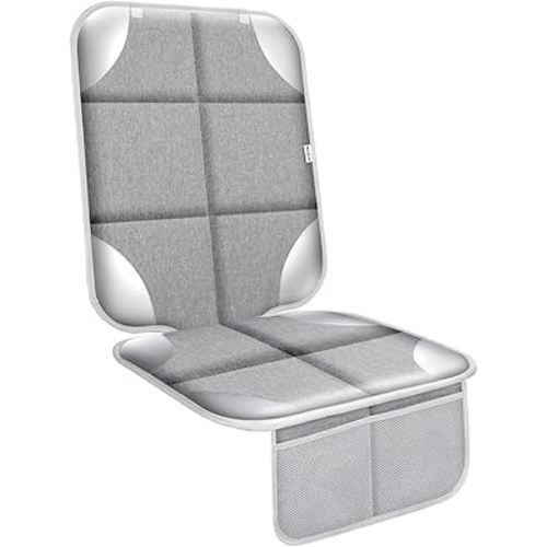 Meolsaek Car Seat Protector for Child, 600d Fabric Waterproof Car Seat Cover with Non-Slip Backing, Under Baby Car Seat from Permanent Pressure Marks