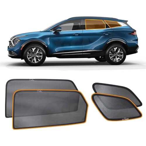 X-CAR Window Sun Shades for Kia Sportage 2021-2024 Rear Blind Mesh SunShades Car Accessories