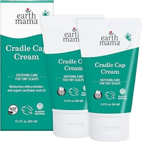 Earth Mama Cradle Cap Cream - 2 oz (Pack of 2)